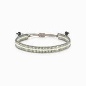 STELLA & DOT FARREN PULLEY BRACELET IN SILVER